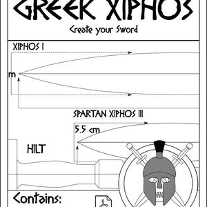 Greek Xiphos sword pattern