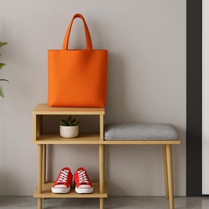 Pouf Double Shelf Shoe Rack – Stylish and Functional Design with Cushioned Seating Area