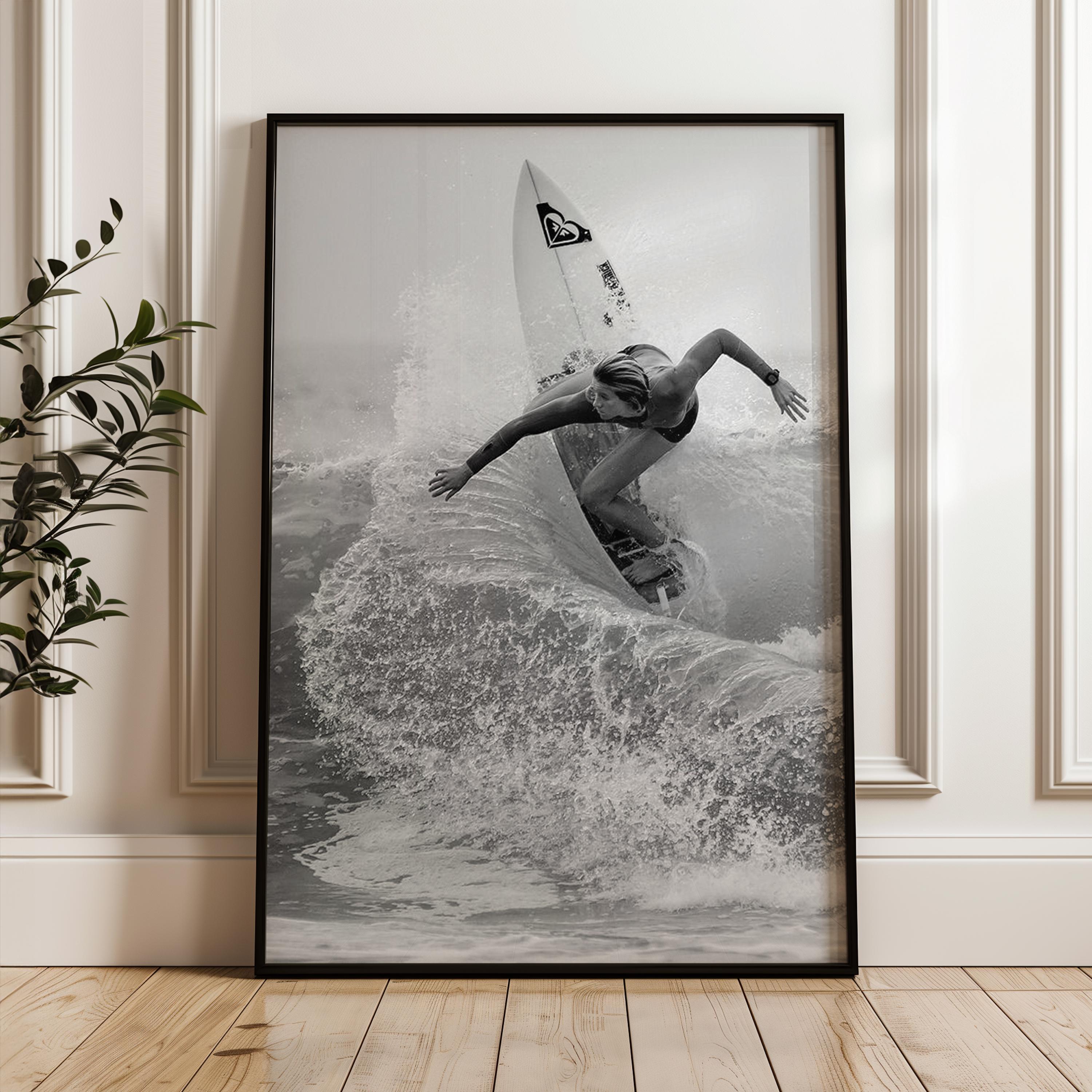 絵画 WTW Surf 33/100 Black & White Surf Wall Art - Etsy