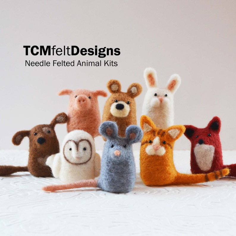 Needle Felting Mouse Kit Complete Animal Wool Fiber Kit for Etsy