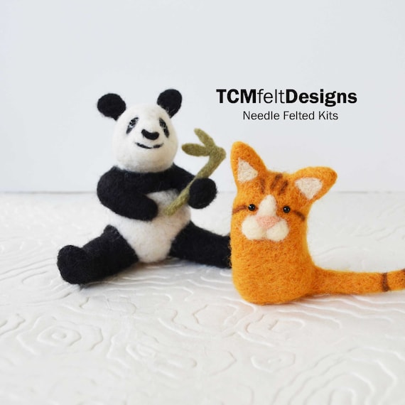 2 Needle Felting Kits, 1 Beginner Kit and 1 Intermediate/advanced