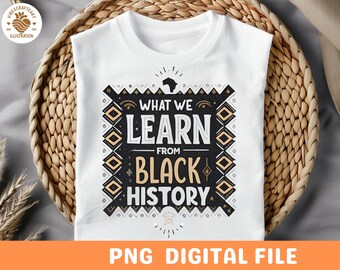 Black History Month PNG: Sublimation Design (Digital Download)
