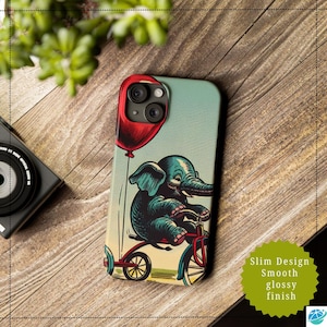 Cartoon Elephant iPhone Case: Fun Animal Design