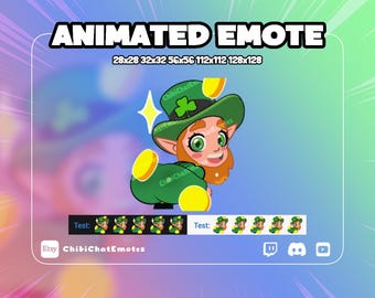 St. Patricks's Day Twerk Gold Falling, Twitch Alert Twitch & Discord GIF (Instant Download)