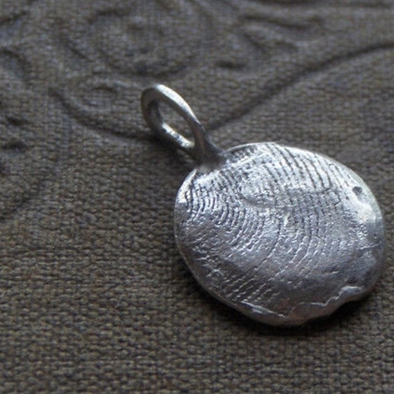 Fingerprint Pendant - Etsy