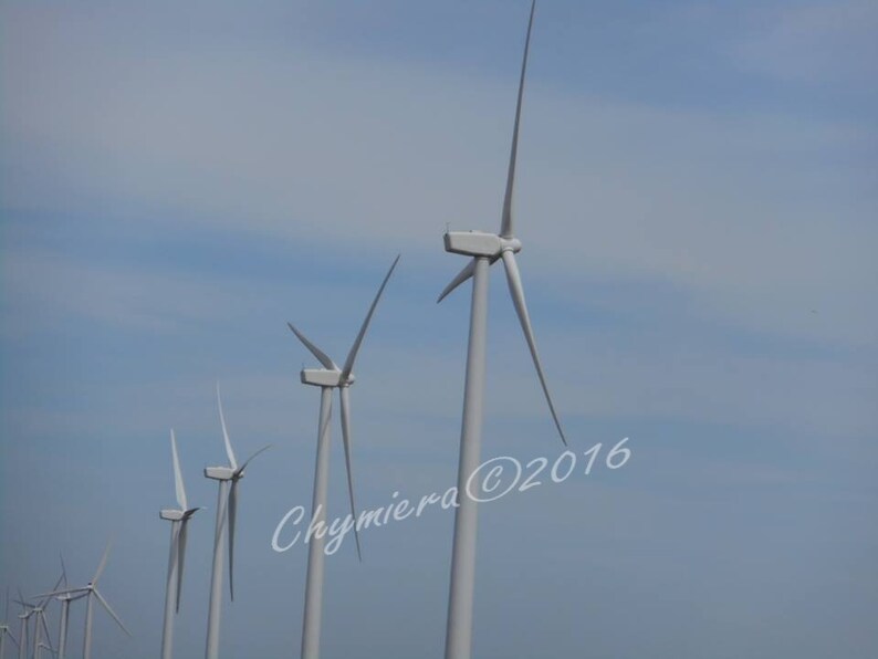 Still Life Photography Photography Gicl\u00e9e Print Art Photography Windmills Blue Sky White Blades Energy Contrast