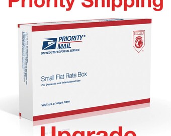 PRIORITY SHIPPING UPGRADE Small Flate Rate : Use this listing for Domestic or International shipping in addition to your order. Christmas