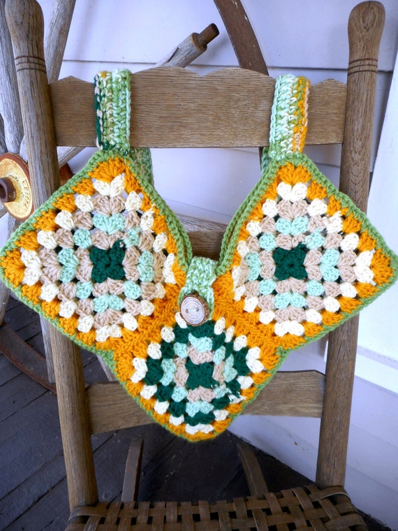 crochet medicine bag