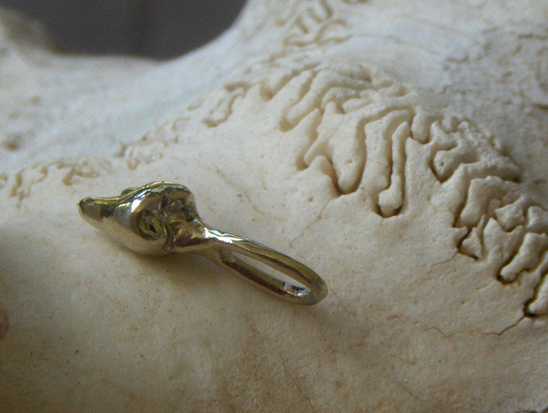 BABY CHOMPER Tooth Charm .itsy Bitsy Sterling Silver Little Etsy