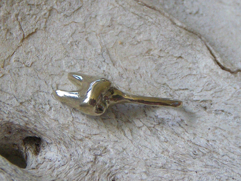 BABY CHOMPER Tooth Charm .itsy Bitsy Sterling Silver Little Etsy