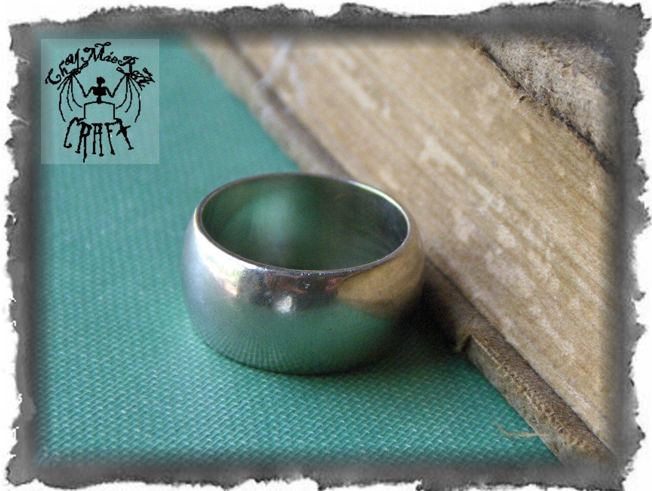 BETROTHED . European Style 9mm Wide Wedding Band Solid Cast Sterling Silver. Made to order any size Handmade by Master Metalsmith Chymiera