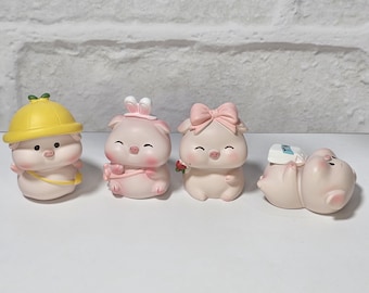 Mini Cute Desk/Car Accessories – Adorable Tiny Figurines for Decoration & Gifts - Kids, adorable, animal
