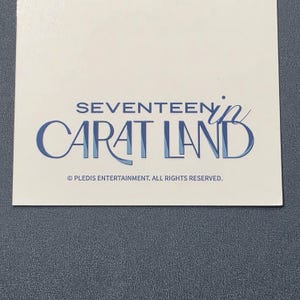 offizielle SEVENTEEN 2021 Caratland Fotokarte | K-Pop Merch | SVT Einzel Mitglied PC