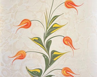 Tulip marbling