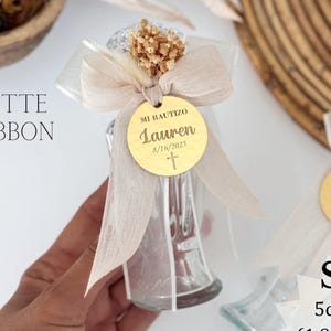 Personalized Holy Water Glass Bottle For Baptism, Christening Favors, Holy Communion Favor, Empty Blessed Holy Water Bottle, Religious Gift