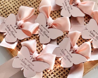 Custom Baptism Favor Tags, Gold Acrylic Mirror Cross, Thank You Gift Tags, Baptism Tags Party Favors, Mi Bautizo Tag, Baptism Name Tag