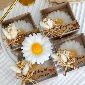 Candela personalizzata per i 15 anni, regalo per la festa di compleanno dei 16 anni, bomboniere per gli ospiti della Quinceañera, regalo personalizzato, candela per i 15 anni
