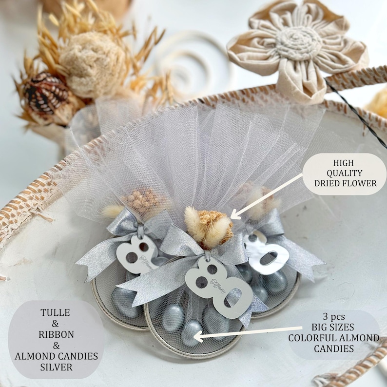 Adult Birthday Favors, Almond Candy Favors for Birthday, Personalized Favors for30th, 40th, 50th,60th, 70th, 80th,90th, 100th Birthday Parties, Party Favor, Adult Birthday Colorful Almond Candy Gift, Personalized Candy Gift, Custom Adult Birthday