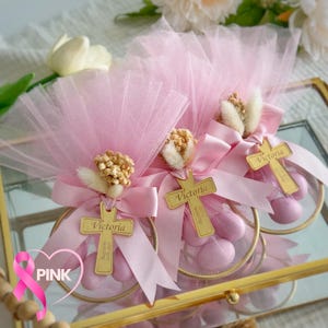 Personalized Candy Gift, Baptism Almond Candy Favors, Almond Candy Gifts, Party Favor, Personalization Gift, Almond Candy Favors for Guests, Colorful Candy Gift, Thank You Gift, Baptism Gift For Girls and Boys, Mi Bautizo, Christening Favor