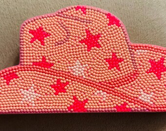 Sombrero de vaquero rosa