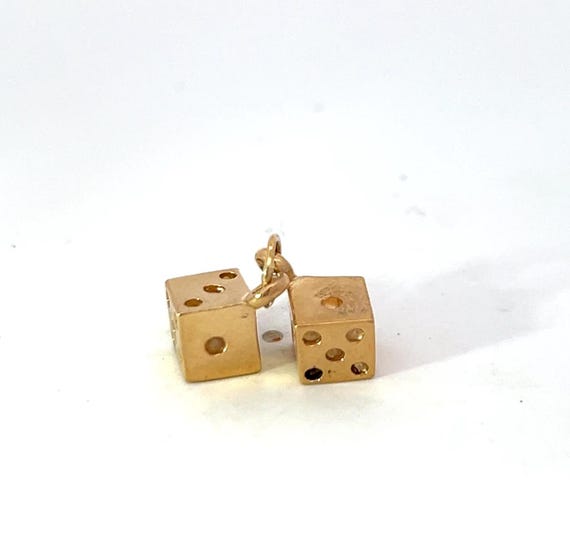 Vintage Dice Charm
