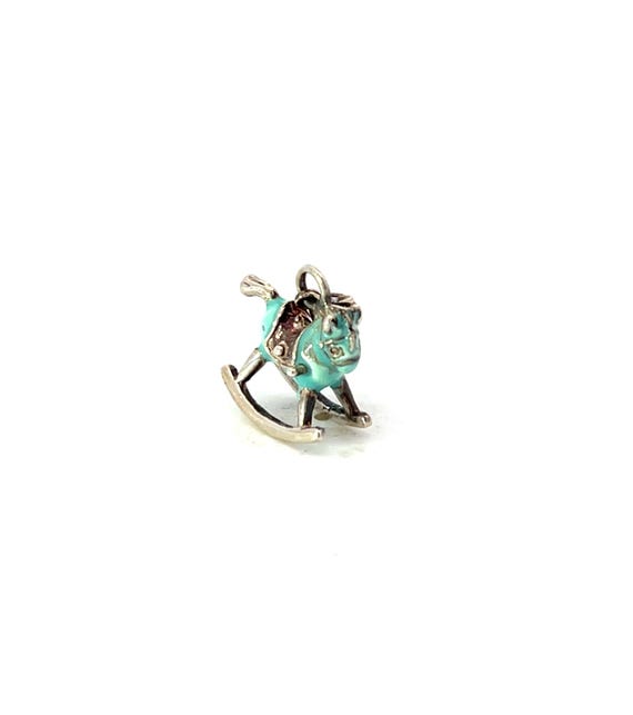 Vintage Hidalgo Rocking Horse Charm View 2