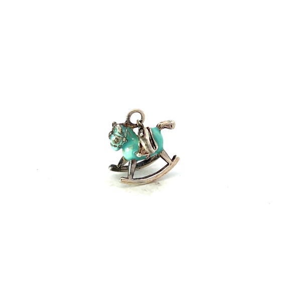 Vintage Hidalgo Rocking Horse Charm View 3