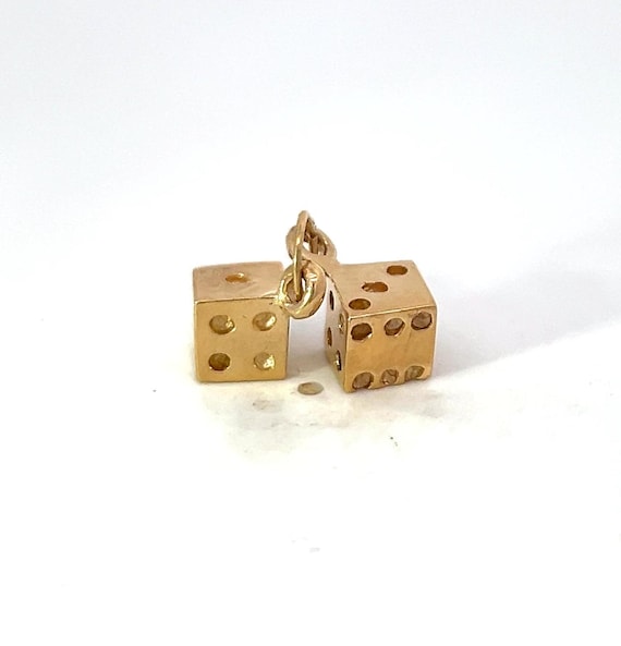 Vintage Dice Charm View 3