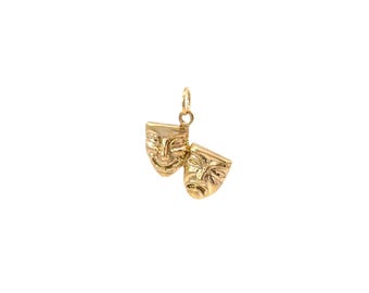 Vintage Comedy & Tragedy Charm