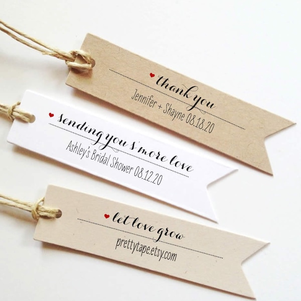 Wedding Favor Tags Wedding Thank You Tags Wedding Tags Custom gift Tag Personalized tags Bridal Shower Tag Custom Tag Smore Tag pttag01