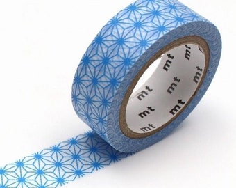 Blue Star Washi Tape Geometric Art Journaling, Scrapbooking, Planner Supplies, MT Japanese Masking Tape