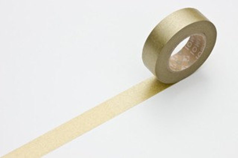 Gold washi tape gold tape Washi Paper Solid GOLD tape 15mm Japanese MT masking tape gold craft tape Wedding Decoration
