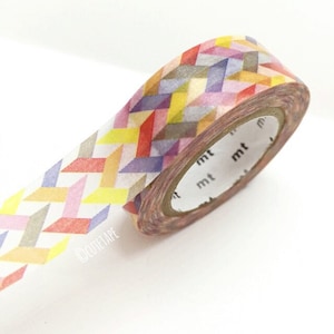 Japanese colorful Washi Tape Masking Tape Scrapbooking Art Journaling purple yellow red PrettyTape