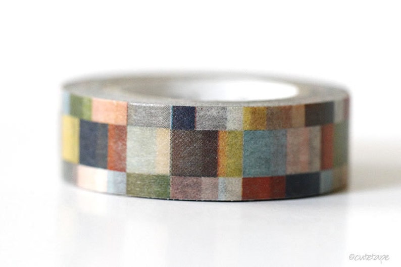 Greyish MT Mosaic Washi Tape 15mmx7m