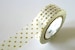 Gold Washi Tape Gold tape SMALL Dots 15mm Japanese MT Masking Tape Gold - PrettyTape 