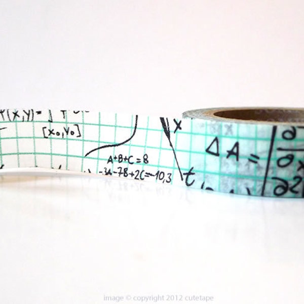 Grille Math Washi Tape math Déco Paper Tape
