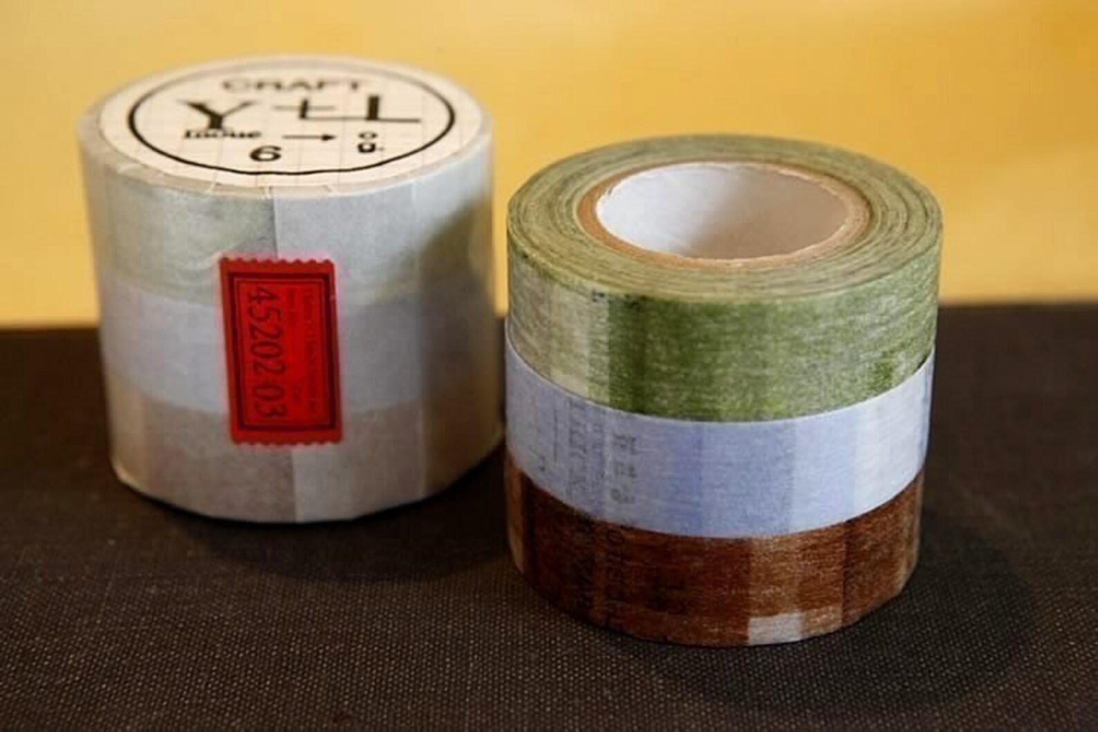 Collage Japanese Masking Tape Set of 3 15mm Washi Tape Etsy