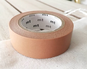 Solid Cork Washi Tape Japanese Cork masking tape  15mmx7m (202) - PrettyTape