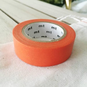 MT Solid Washi Tape Japanese Washi Tape Vibrant Scrapbooking Journaling Planner Supplies Decorative Masking Tape image 7