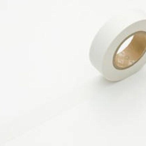 White Washi Tape Solid White Masking Tape Japanese CTWT12 Etsy