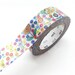 Floral washi tape Colorful Flower Washi Tape Rainbow Colors Decorative Tape wedding decor japanese stationery card making 