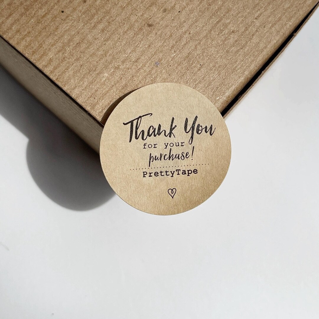 60 Thank You for Your Order Stickers Thank You for Your Purchase ...