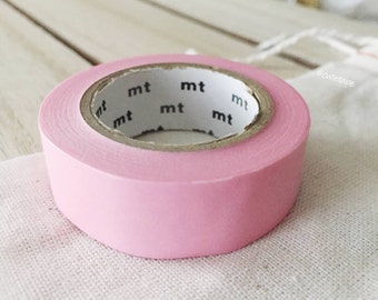 Rose Pink Washi Tape Solid Pink Japanese Washi Tape 10mmx7m gift wrapping masking tape