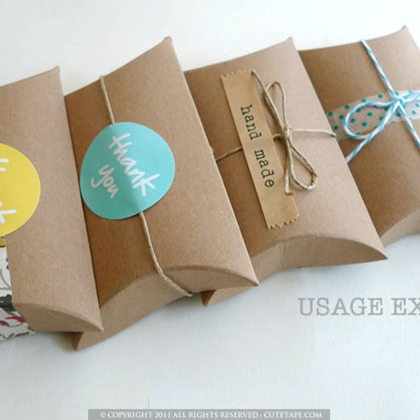 Wedding Favor Boxes Paper Gift Boxes Kraft Paper Boxes kraft favor box Packaging Boxes gift wrapping 3 x 3.5 x 1 in- Set of 12 BLANK