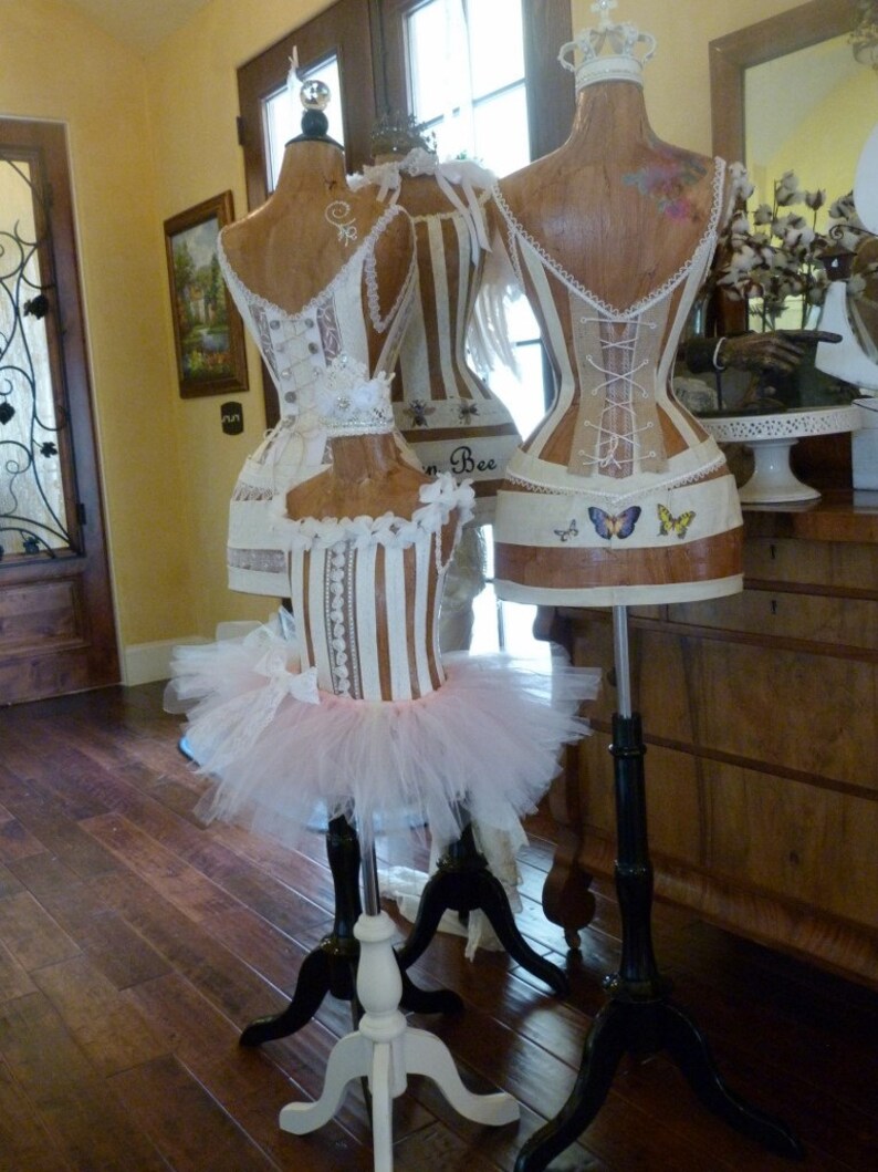 Princess Ballerina Dress Form Manneqquin Custom Personalized Vintage