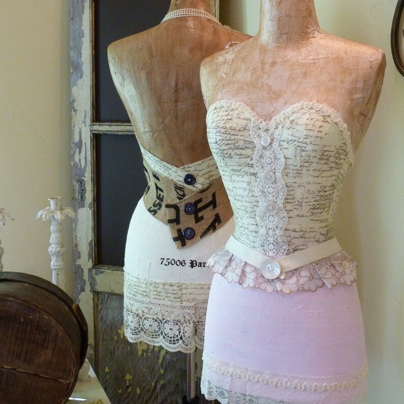 Vintage Inspired Dress Form Mannequin Soft Pink Custom for Nina Etsy