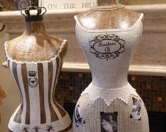 Custom Designed Dress Form Mannequin to Your Specifications Vintage ...