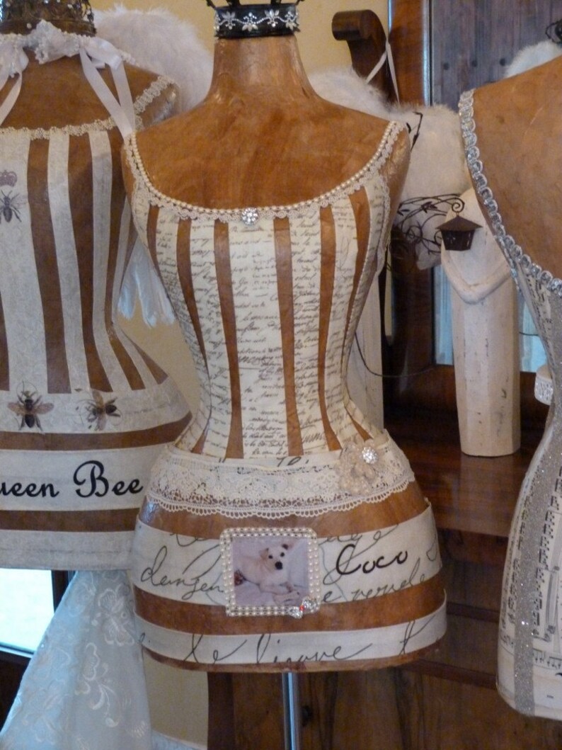 Vintage Inspired Dress Form Mannequin Custom Photographs Etsy