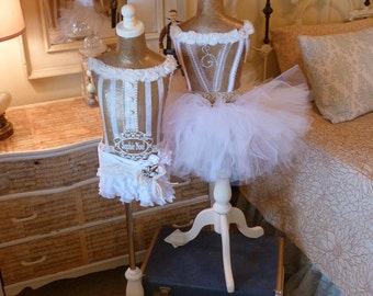 Vintage Girl's Mannequin Dress Form Princess Room DecorLace Custom Crown French Paris LAYAWAY AVAILABLELAYAWAY AVAILABLE