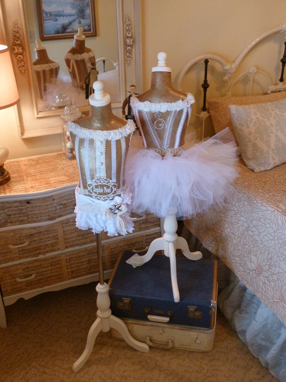 Vintage Girl's Mannequin Dress Form Princess Room Etsy